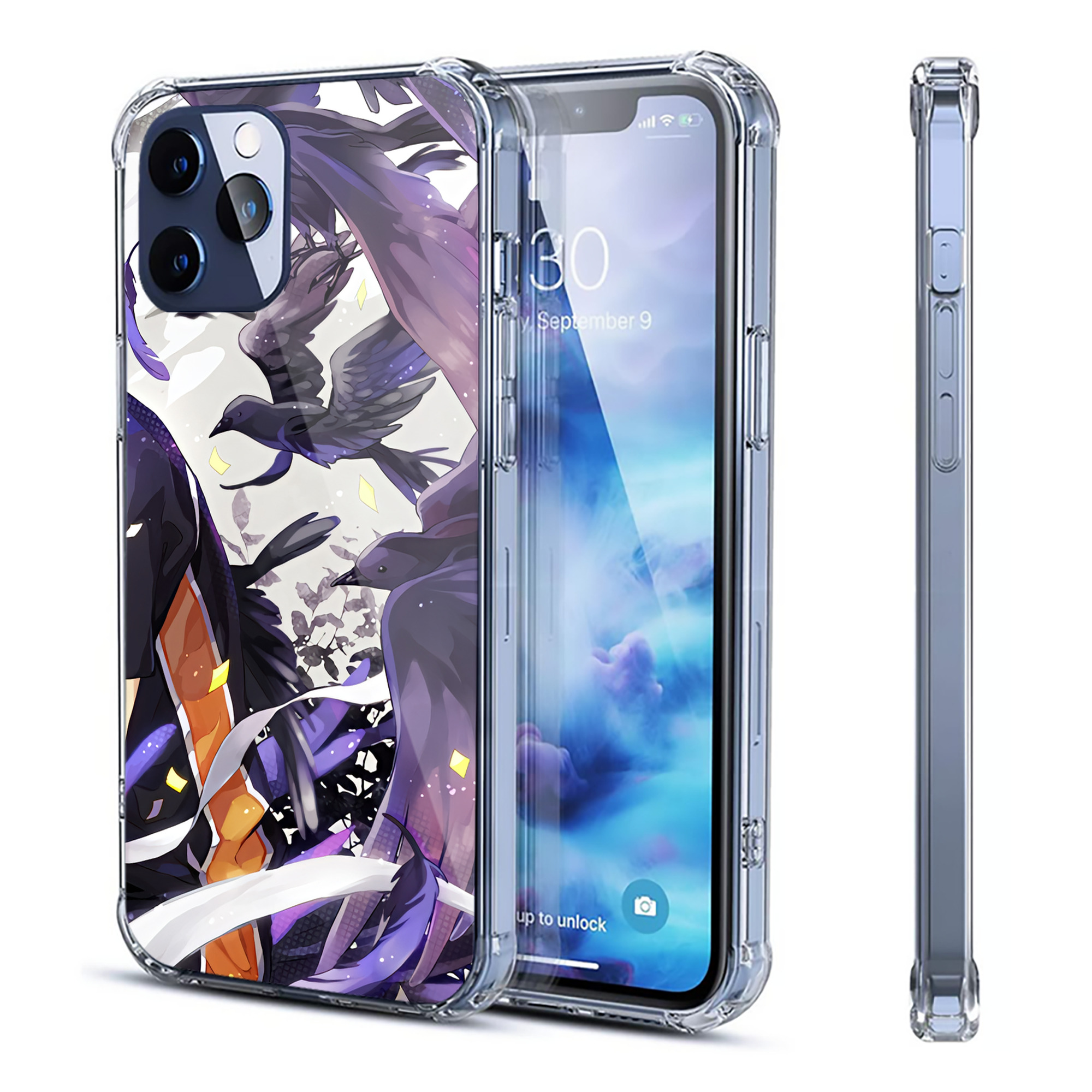 （画像用） ハイキュー!! Haikyu!! 【iPhone 12シリーズ対応】透明スマホケース（クリアソフトケース）